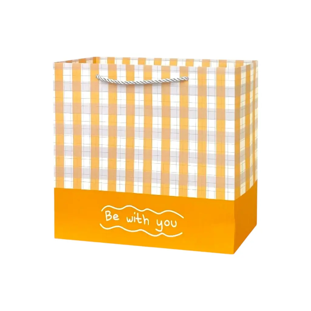Be With  You Medium Gift Bag Orange