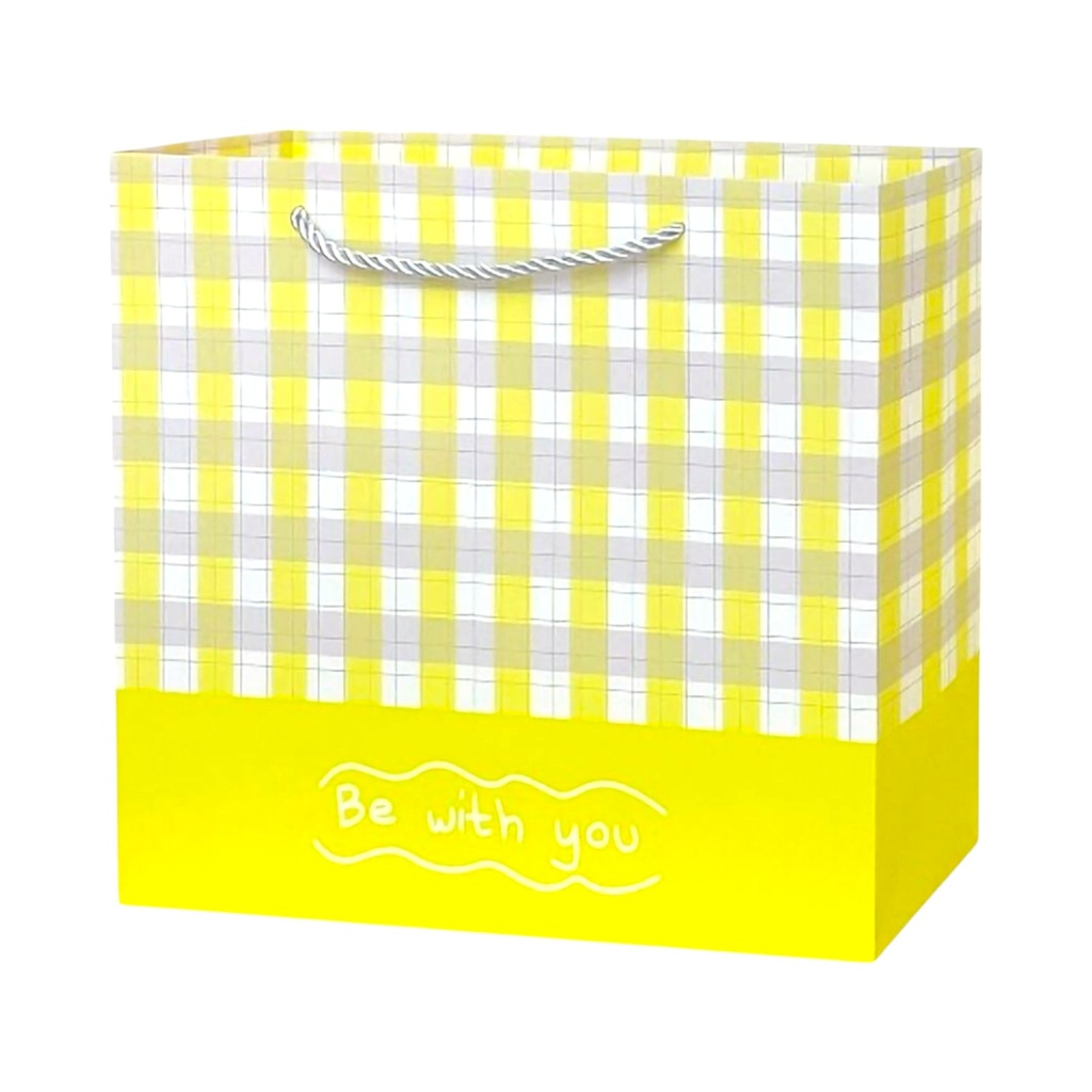Be With  You Large Gift Bag Yellow