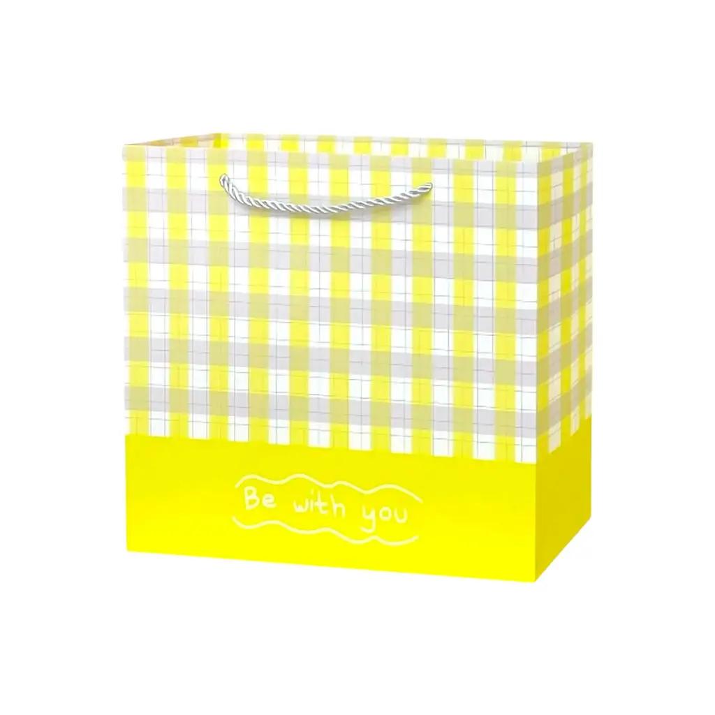 Be With  You Medium Gift Bag Yellow