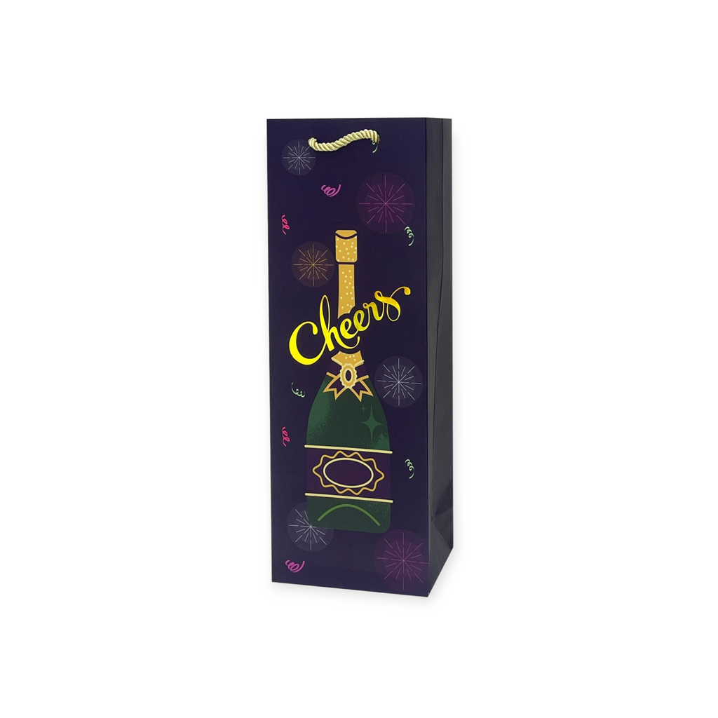 Wine Gift Bag Cheers Champagne