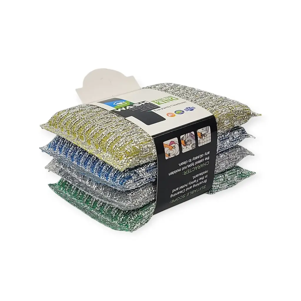 4 pcs Dish Scrubber 