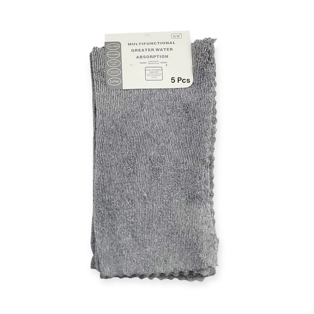 Microfibre Dish Rag 5pcs