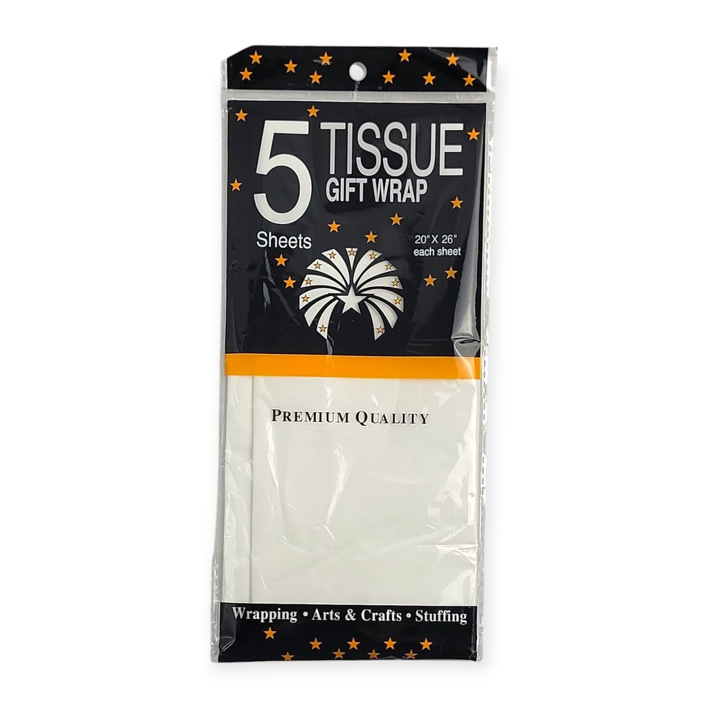 5 pcs Gift Tissue Paper White 