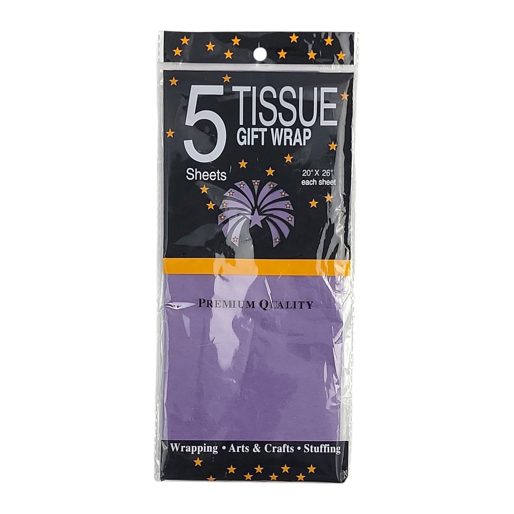 5pcs Gift Tissue Paper Purple
