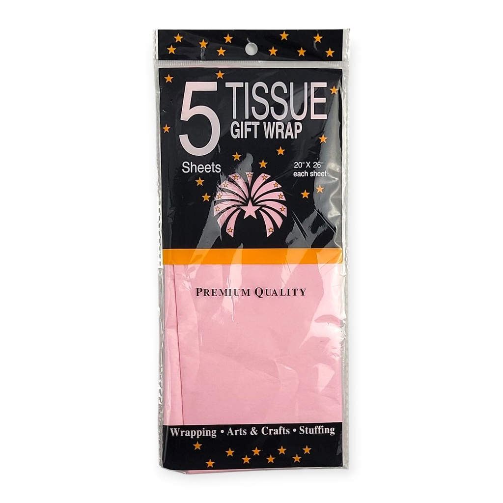 5 pcs Gift Tissue Paper Light Pink