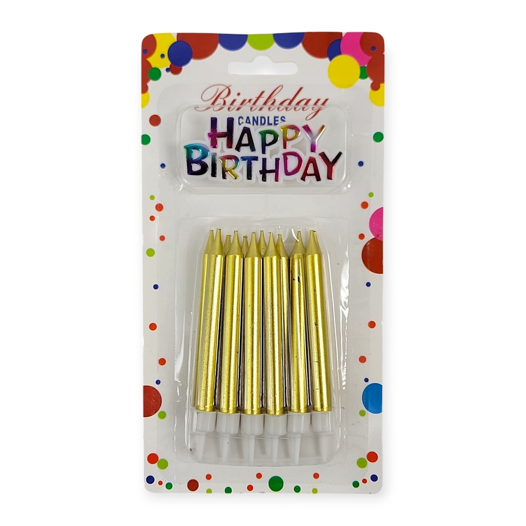 Birthday Candle with HBD Decor
