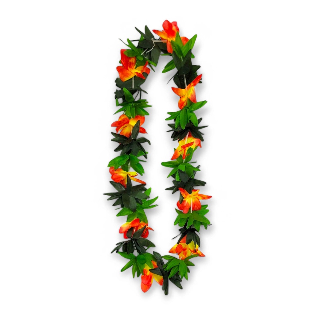 Luau Flower Lei – 36 in, Orange