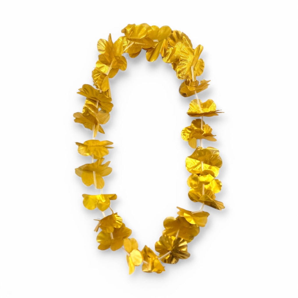 Luau Flower Lei – 36 in, Gold