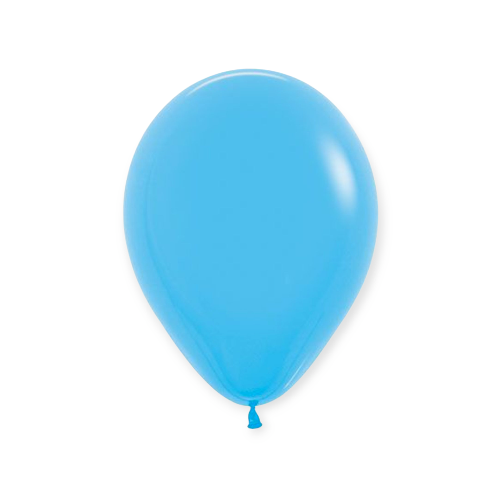 12" Chrome Latex Balloons 10 pcs baby Blue
