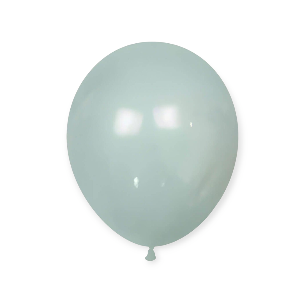 12" Chrome Latex Balloons 10 pcs Metallic Blue Or Light Blue 