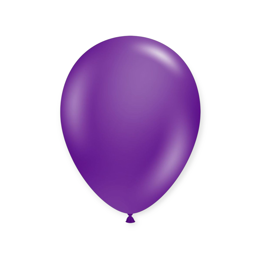 12" Chrome Latex Balloons 10 pcs Purple