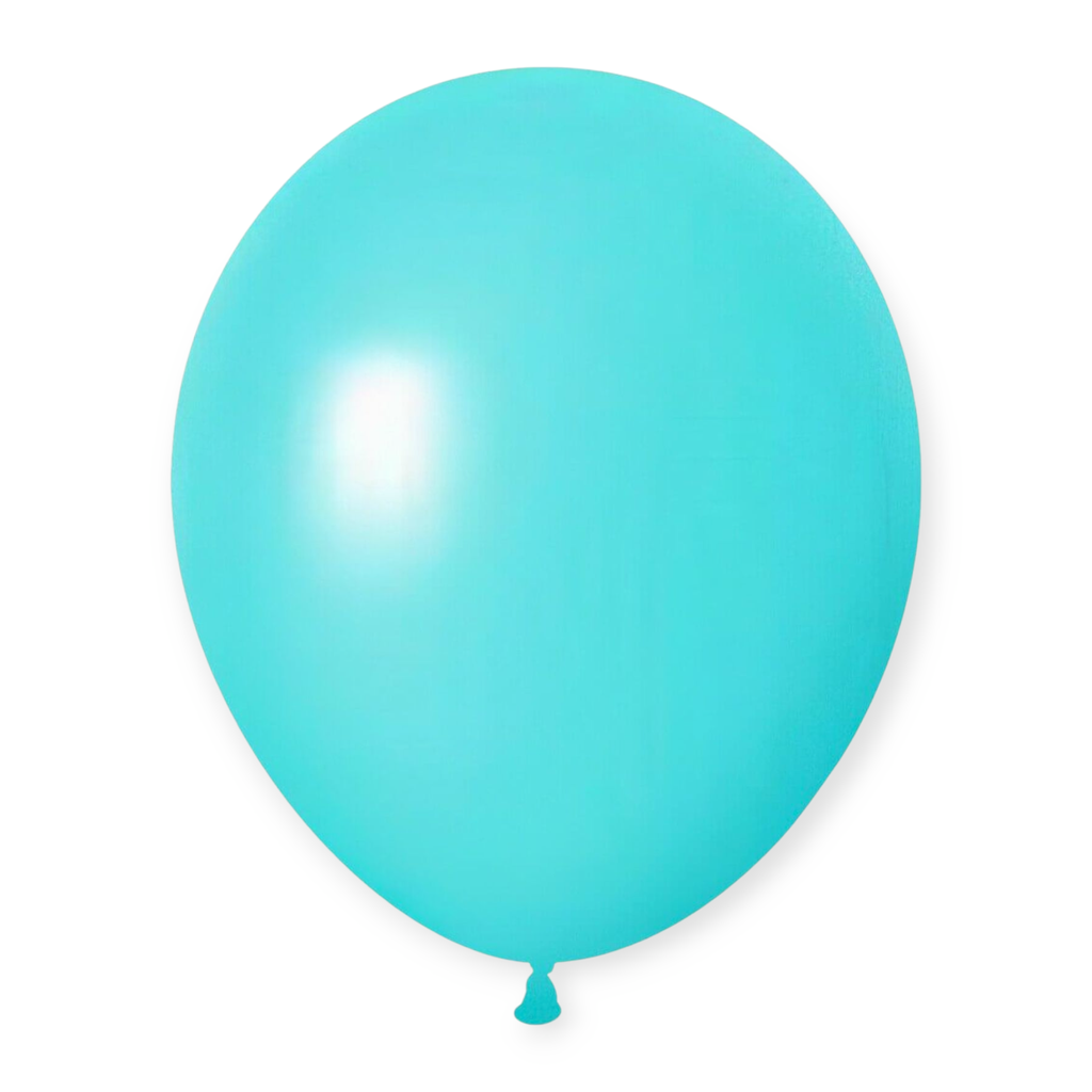 12in Pastel Latex Balloons 15 PCS Turquoise 