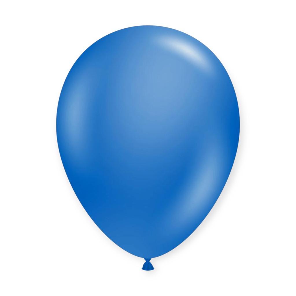 12" Solid Colour Latex Balloons 15 pcs Dark Blue