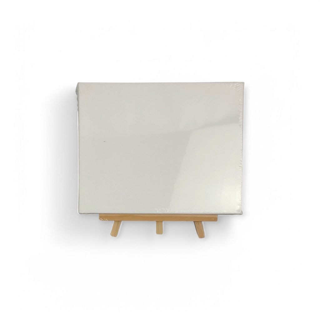 Stretch Artist Canvas: (20X30cm) on Wooden Easel in PDQ
