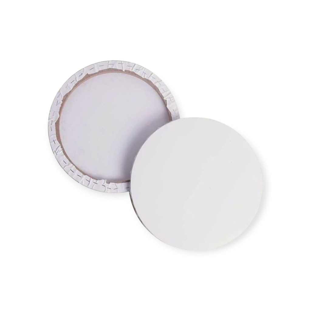 Stretch Artist Canvas: Round 27X20cm  Triple-Primed Back-Stapled