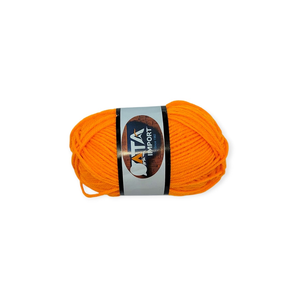 50g Acrylic Milk Cotton Yarn Orange