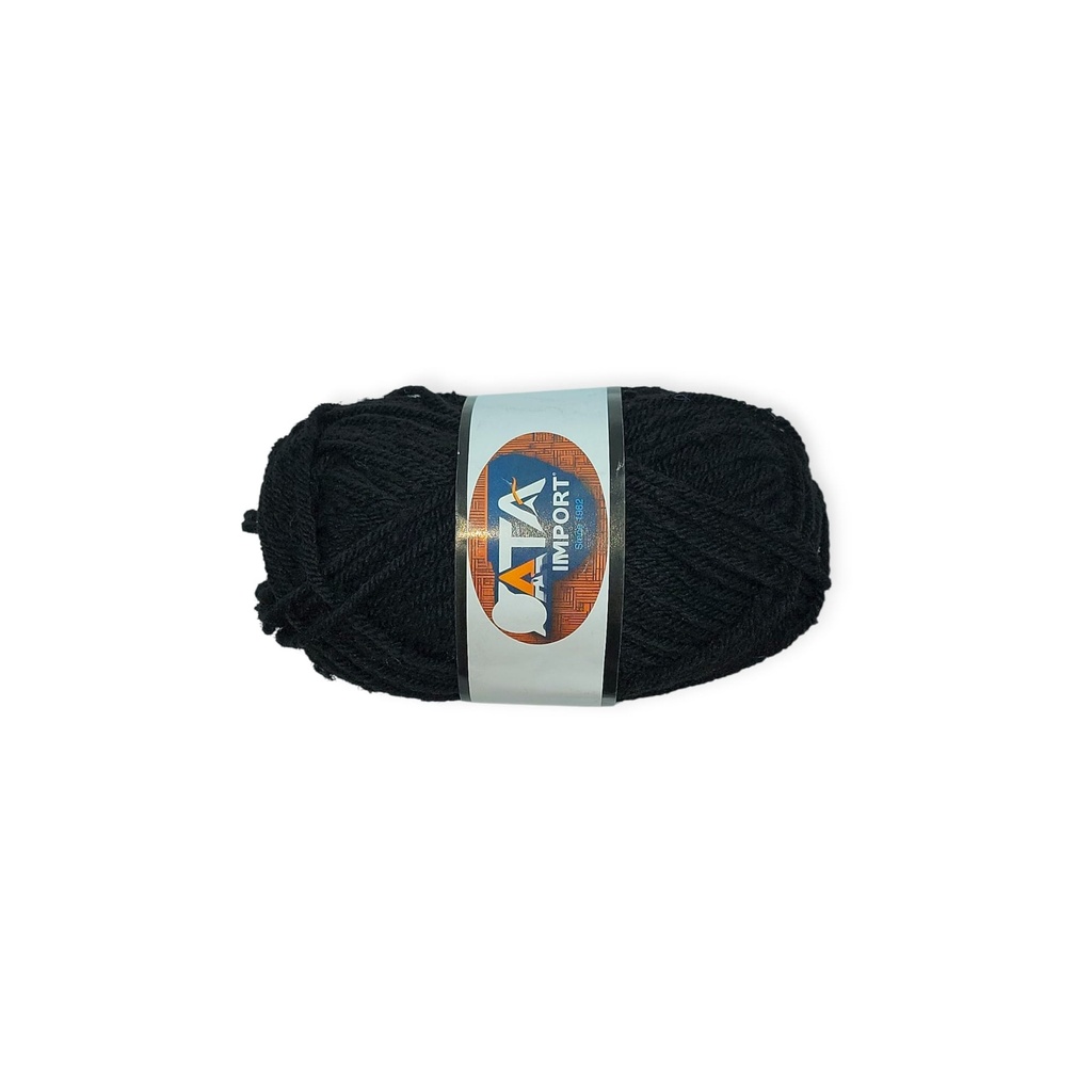 50g Acrylic Milk Cotton Yarn Black