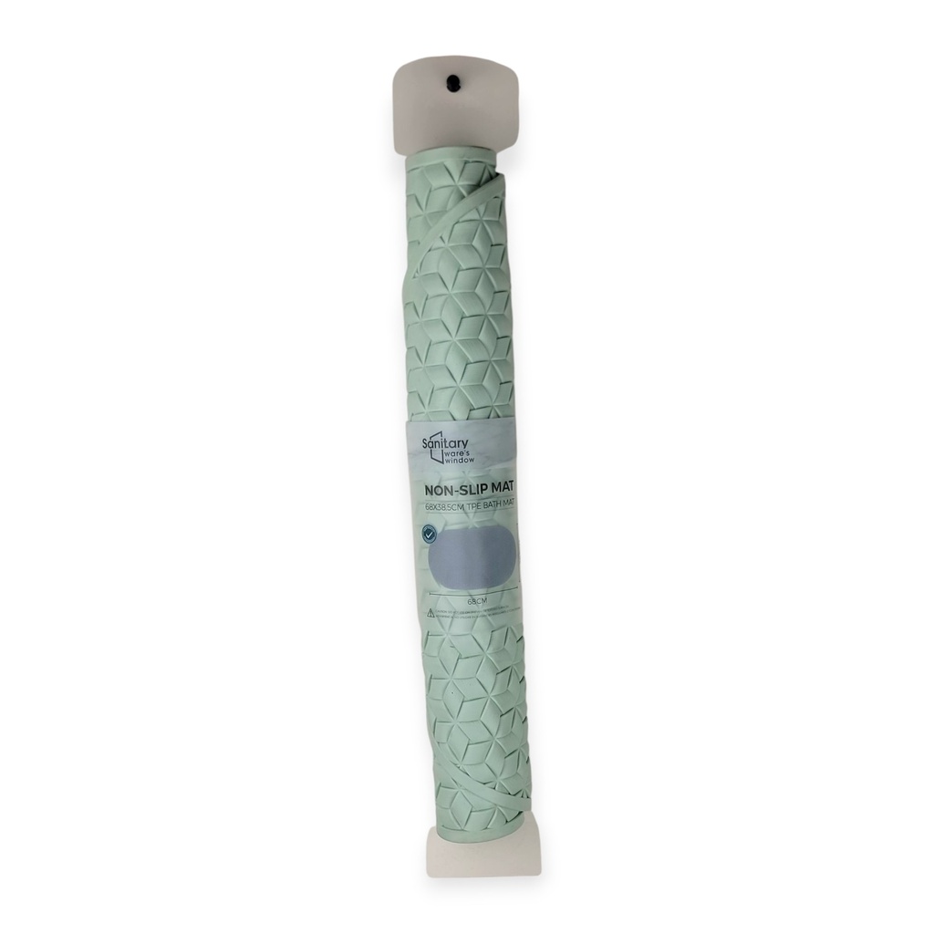 Non-Slip Shower Mat Euro Style Mint