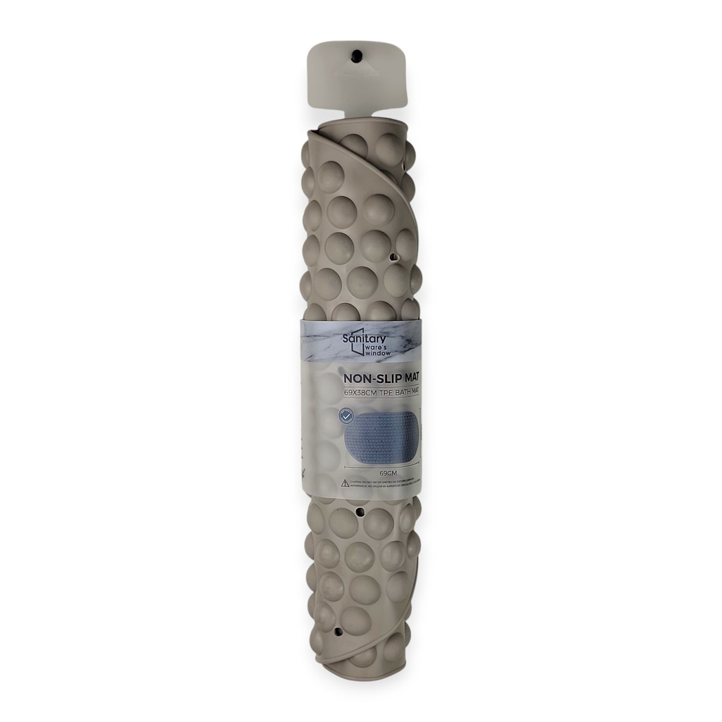 Non-Slip Shower Mat Bubble  Brown
