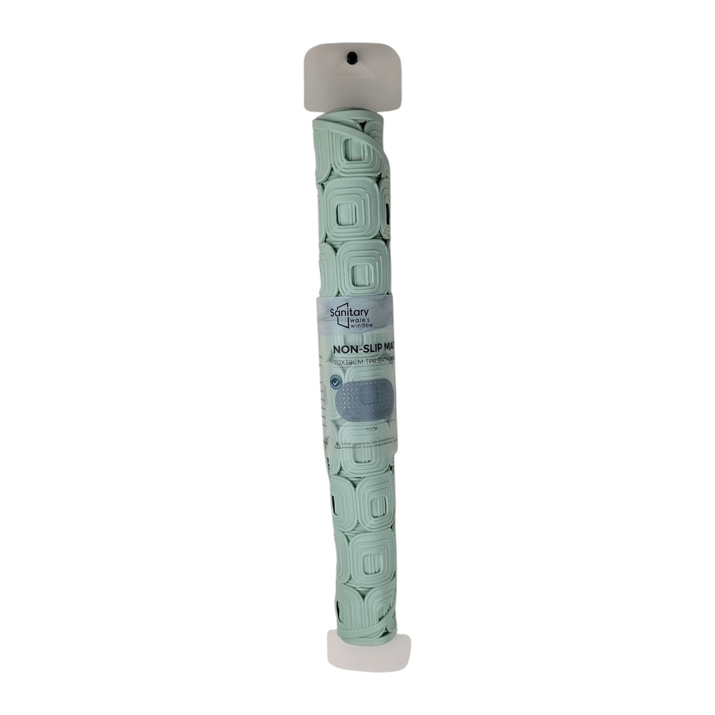 Non-Slip Shower Mat Suction Mint