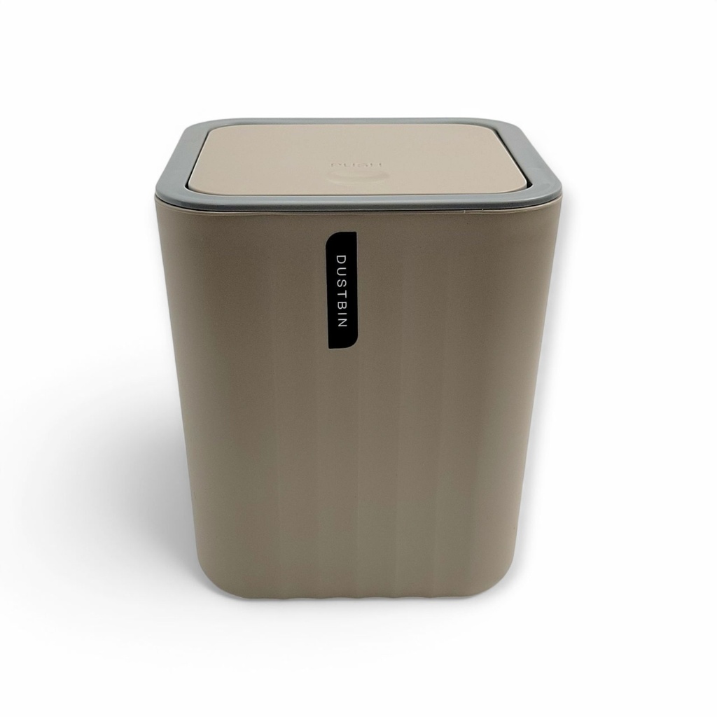 Desk Top Trash Bin Brown