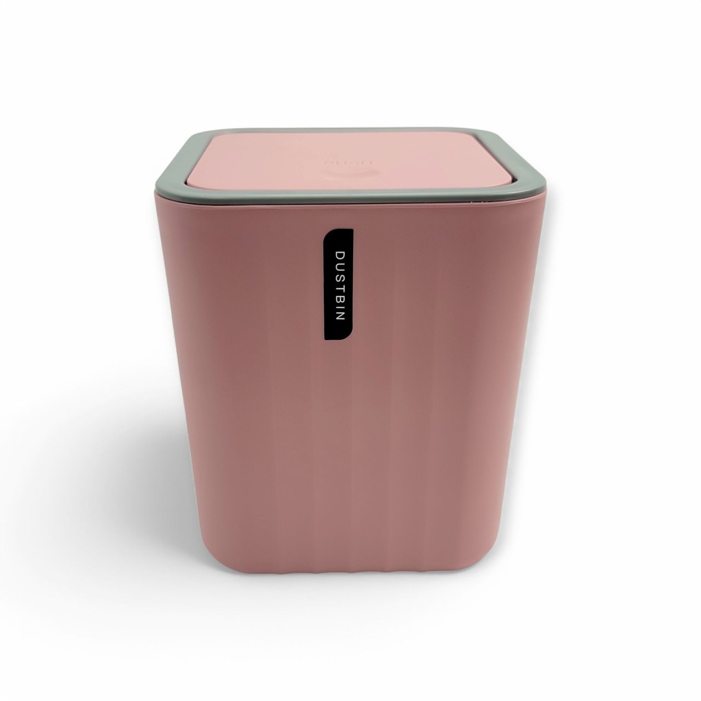 Desk Top Trash Bin Pink