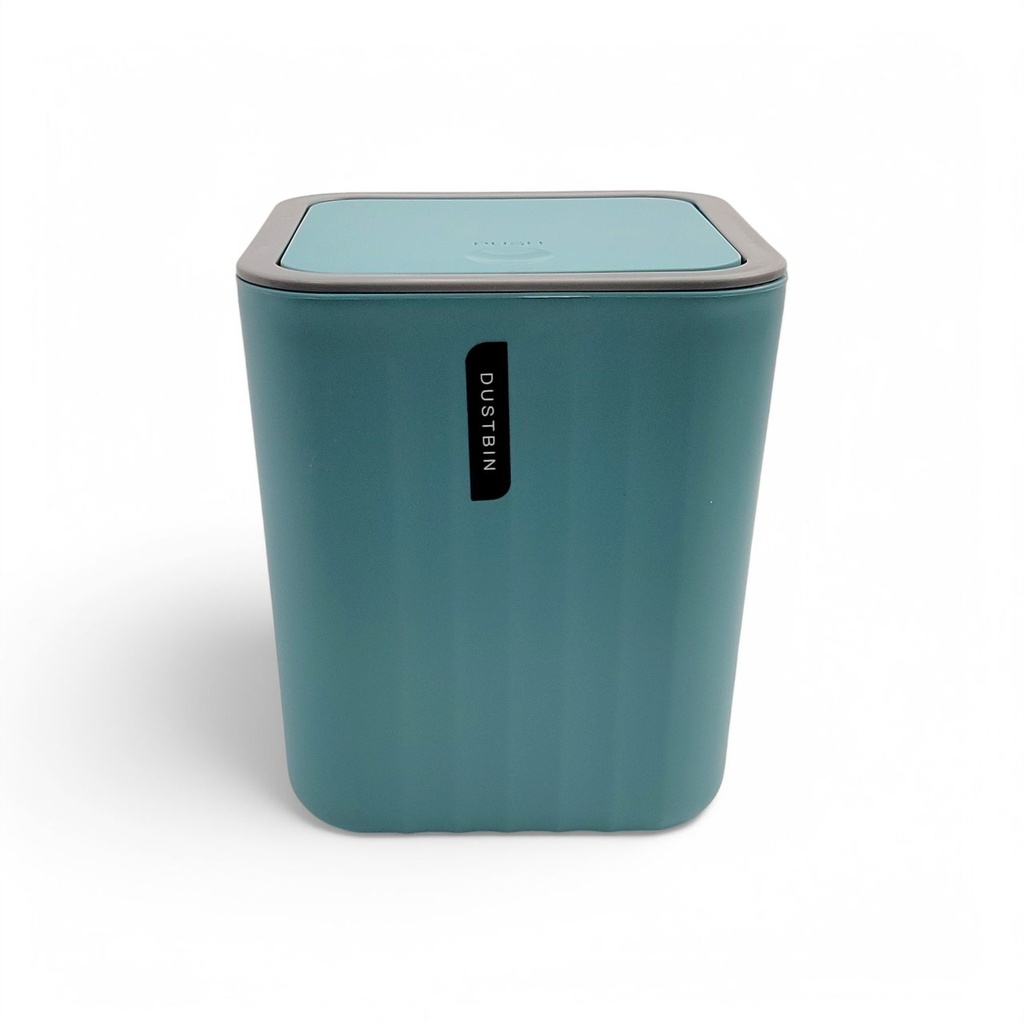 Desk Top Trash Bin Light Blue