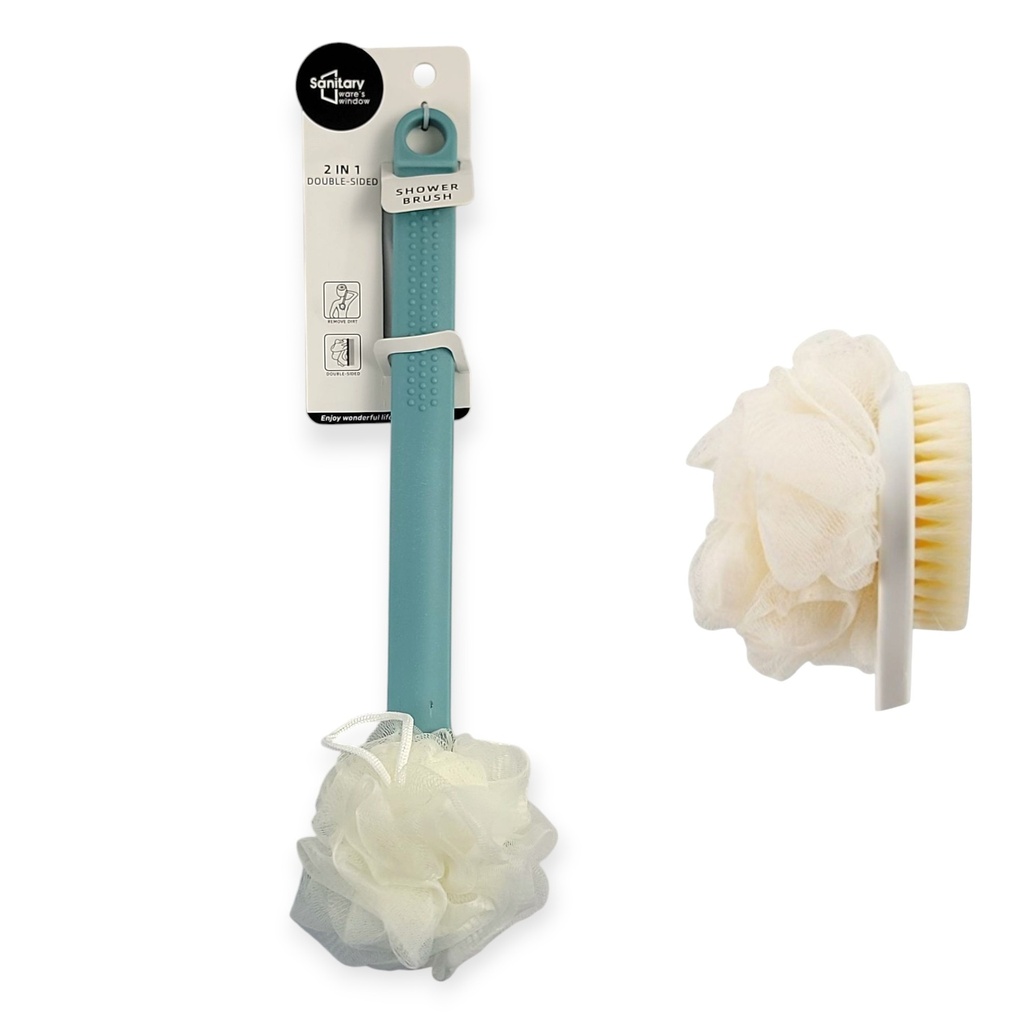 Two In One Body Scrubber Light Blue