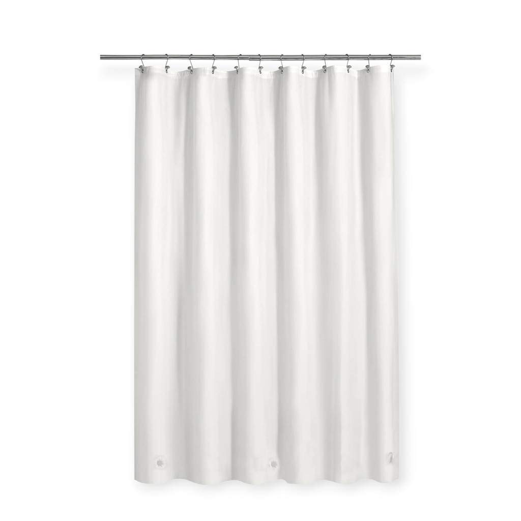 PEVA Shower Curtain, 70x72 in White