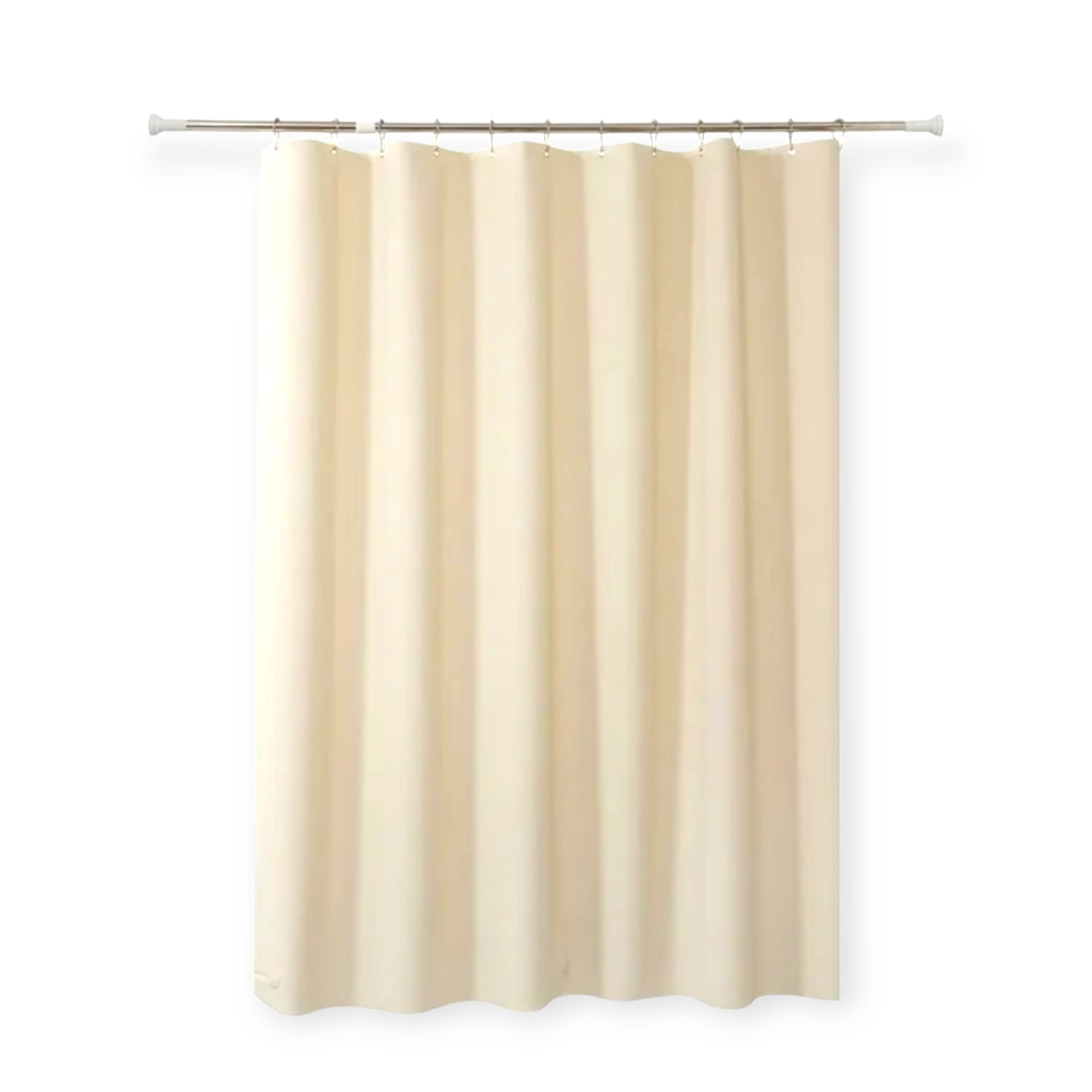 PEVA Shower Curtain, 70x72 in Cream