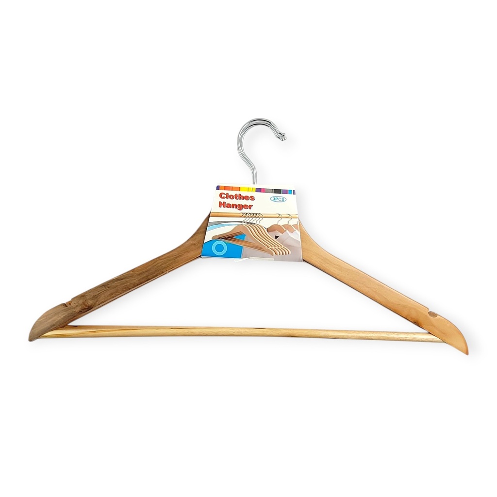 3 pcs Wooden Hanger 