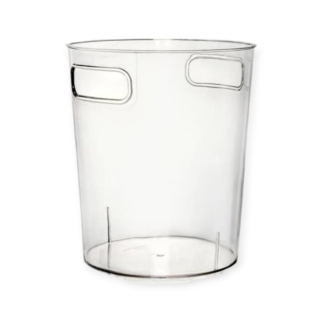 Large Clear round  Storage Bin