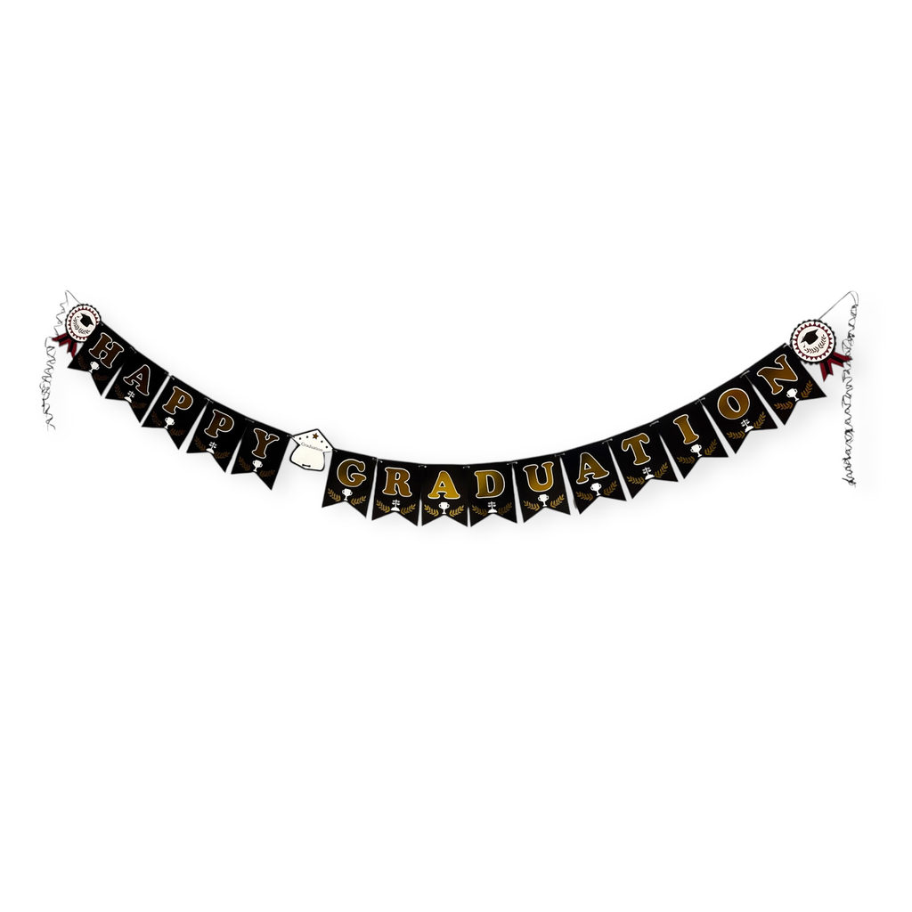 graduation banner Red