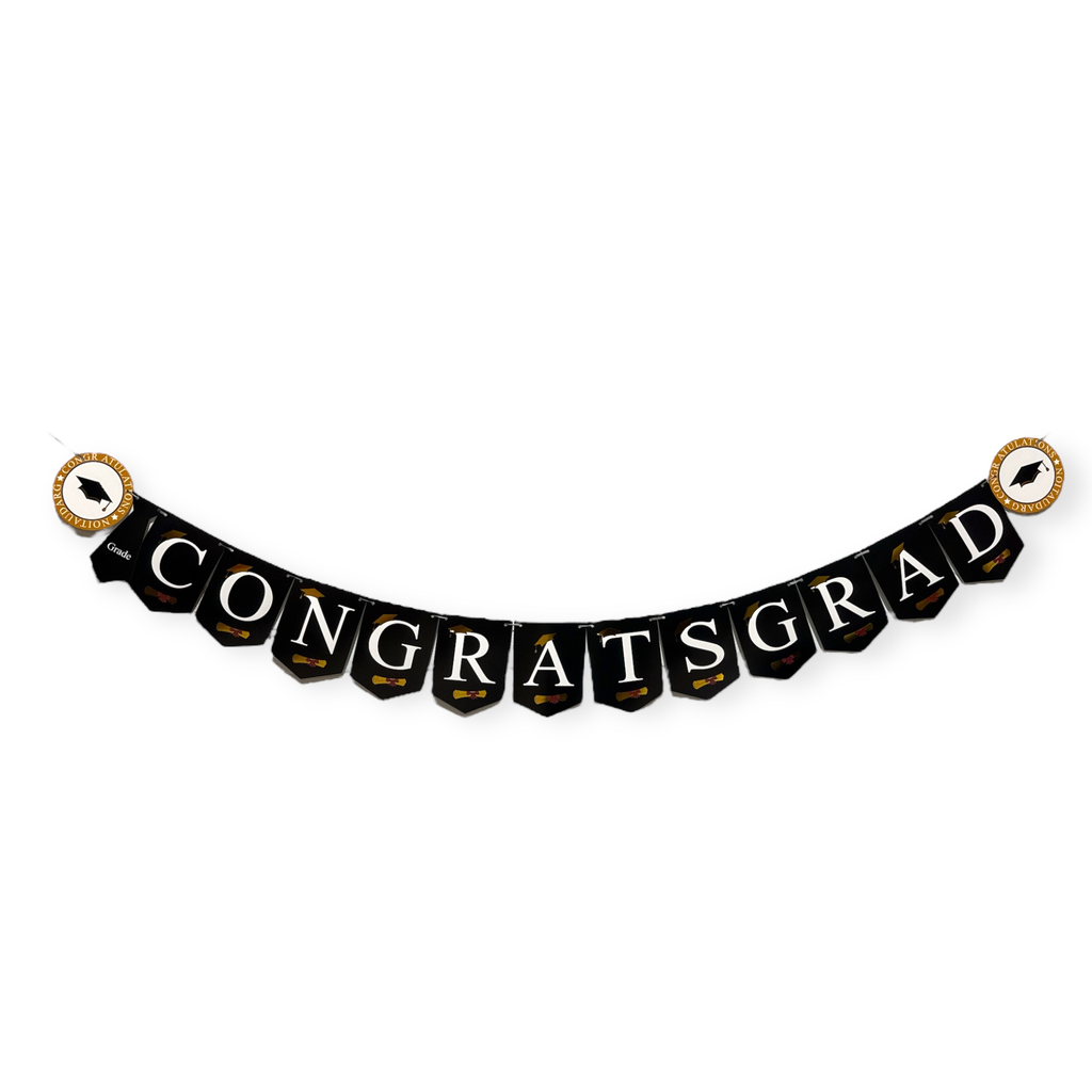 graduation banner Golden