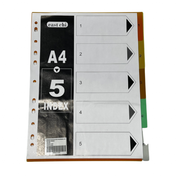 5 PAGE DIVIDER,30×22cm