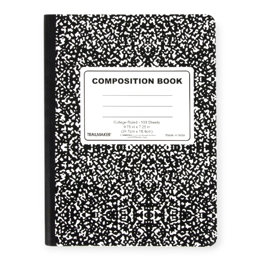 200 pages composition books (100 sheets) 24.7*18.4 CM