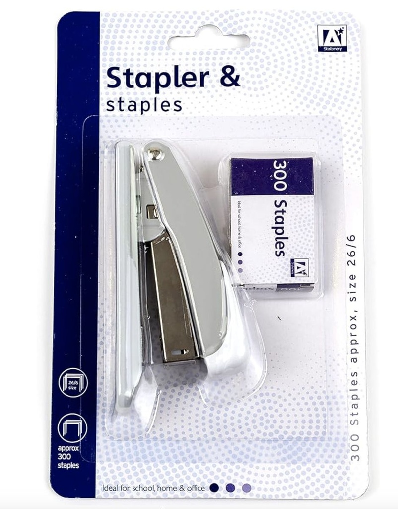Large Stapler with Staples