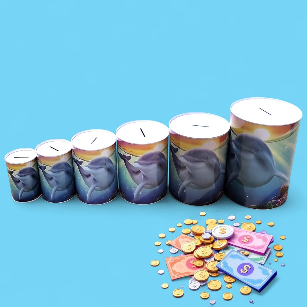 Dolphin piggy bank