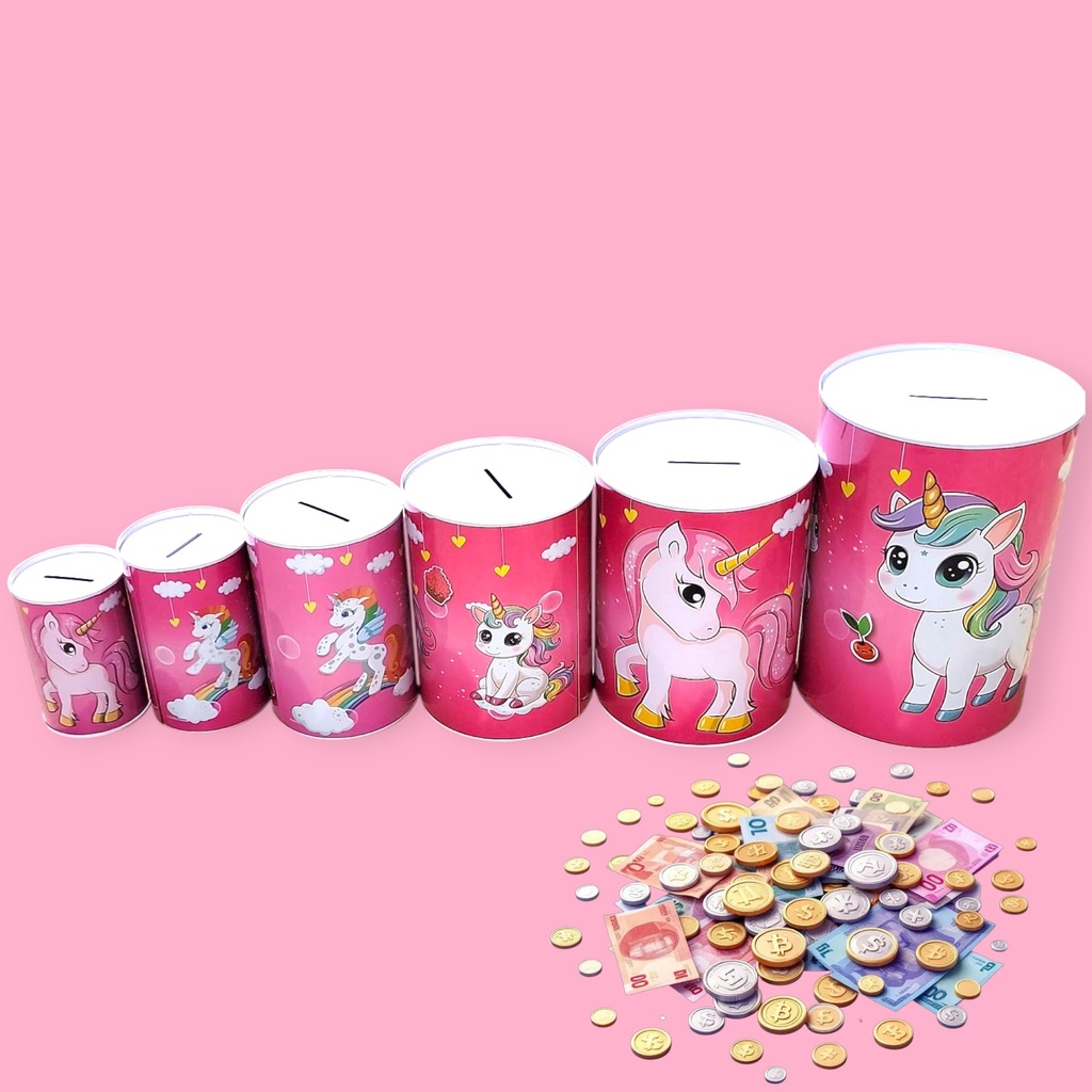 Pink Unicorn piggy bank