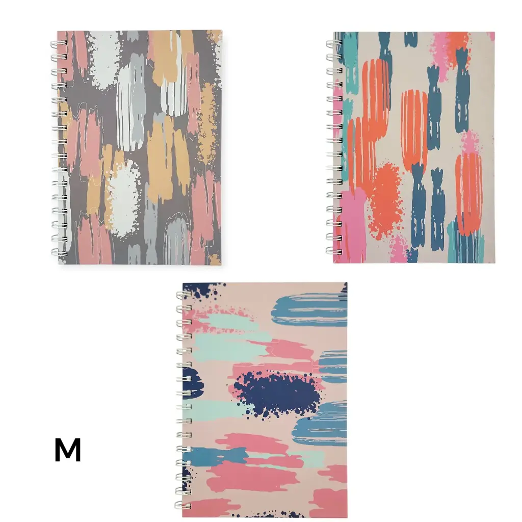 Medium Colourful Notebook 21cm×15cm (Aspen)