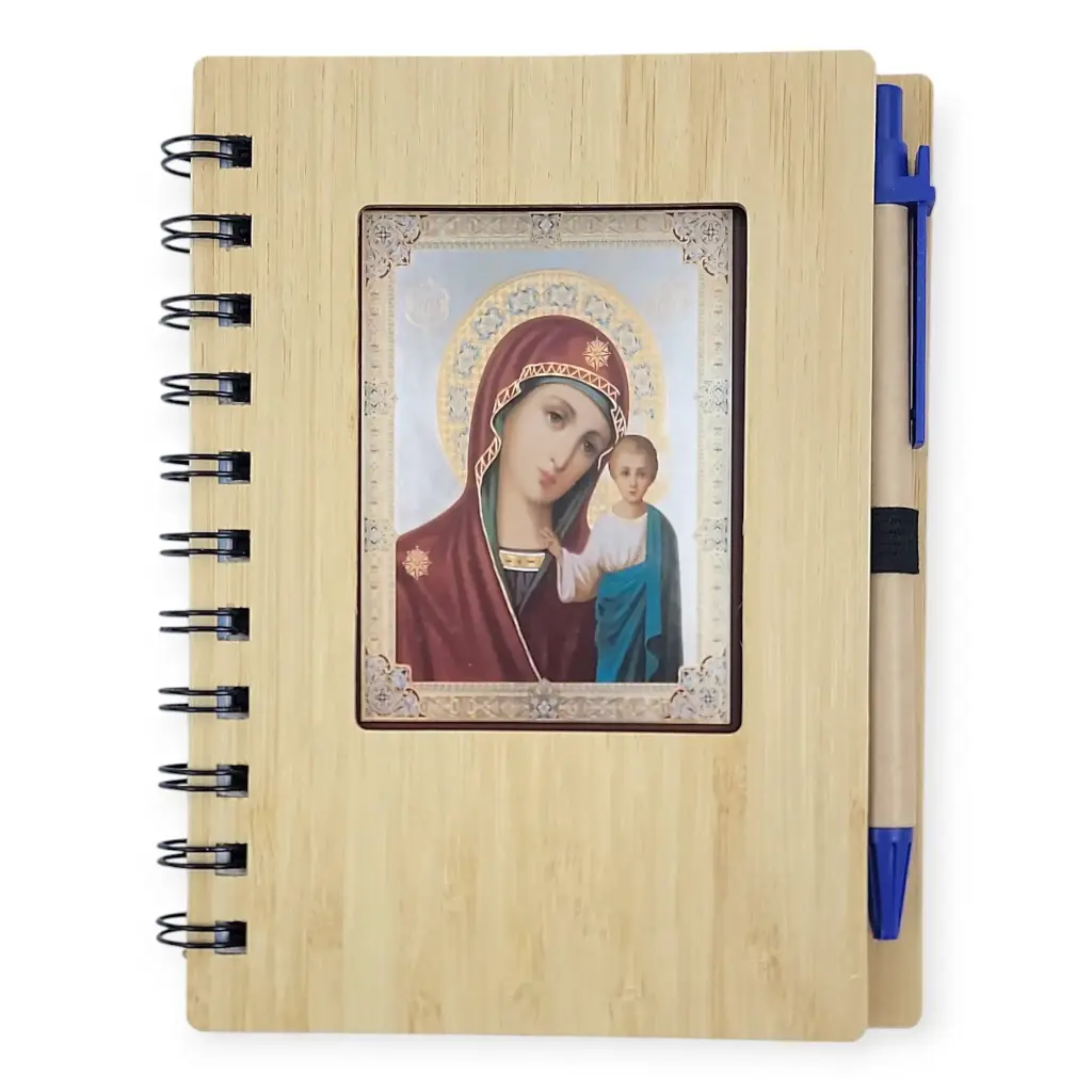 Bamboo Virgin Mary's Notebook 16cm×16cm (Aspen)
