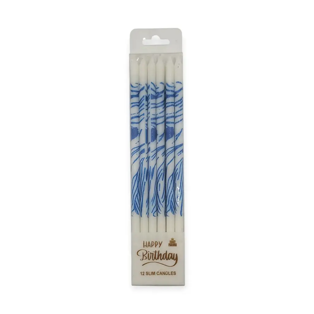 Long Skinny Birthday Candle white