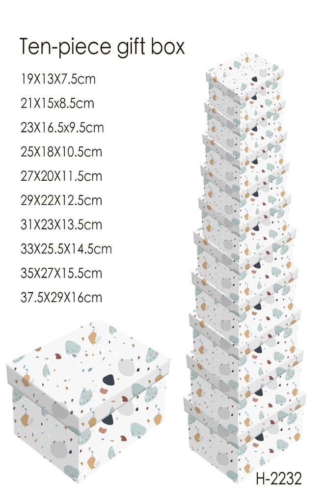 10 Piece Gift Box( playful pebbles)