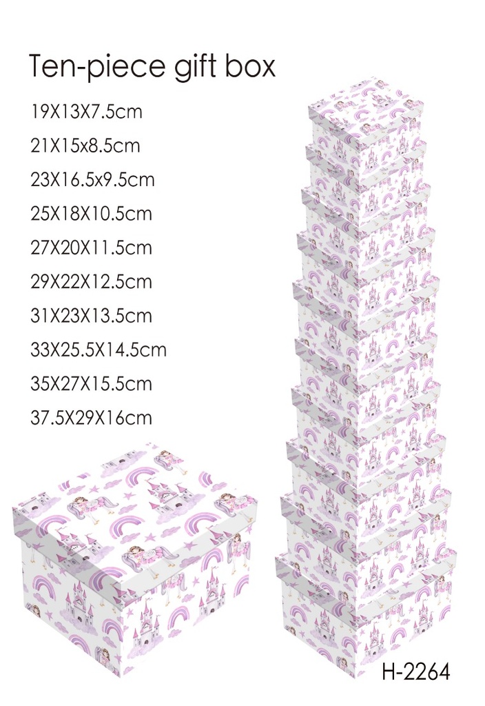10 Piece Gift Box (Rainbow Kingdom)