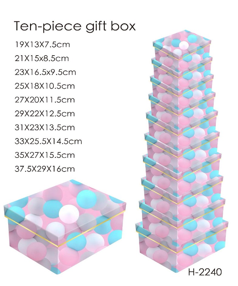 10 Piece Gift Box ( Bubble orb)