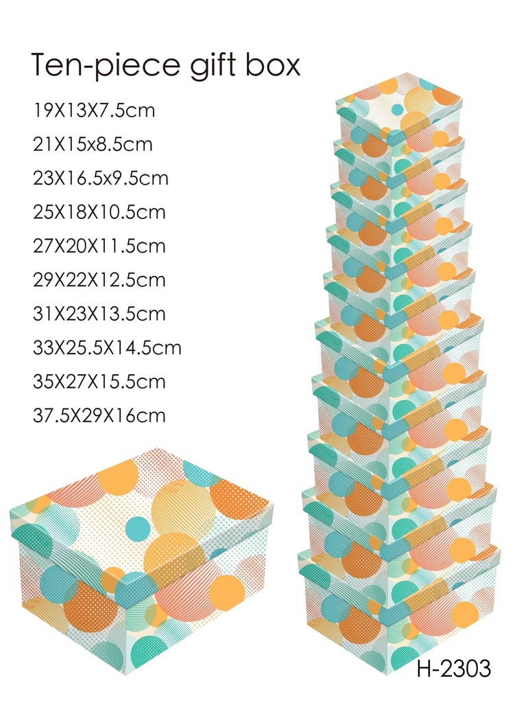 10 Piece Gift Box (Bubbles)