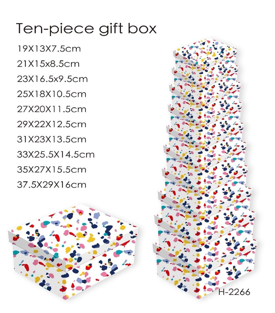 10 Piece D13Gift Box (Terrazzo confetti)