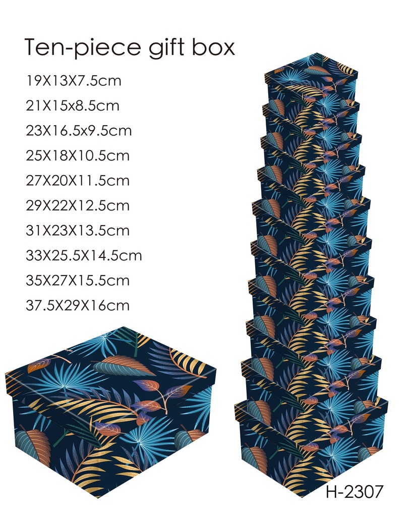 10 Piece Gift Box (Monstera)