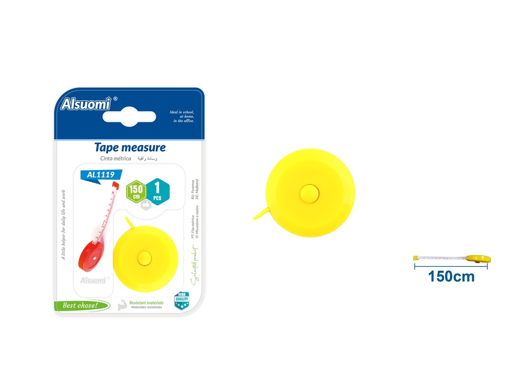 Tape measure 150cm/4.9' 1pcs (Alsuomi)