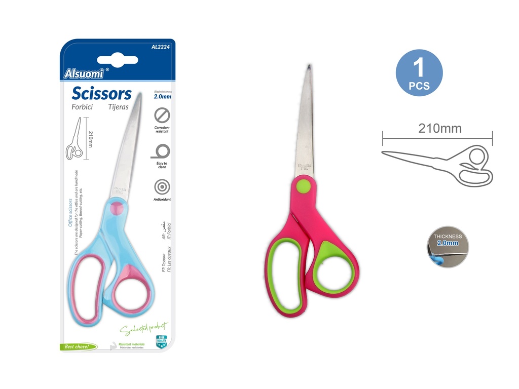 Office Scissors 210mm/8" (Alsuomi)